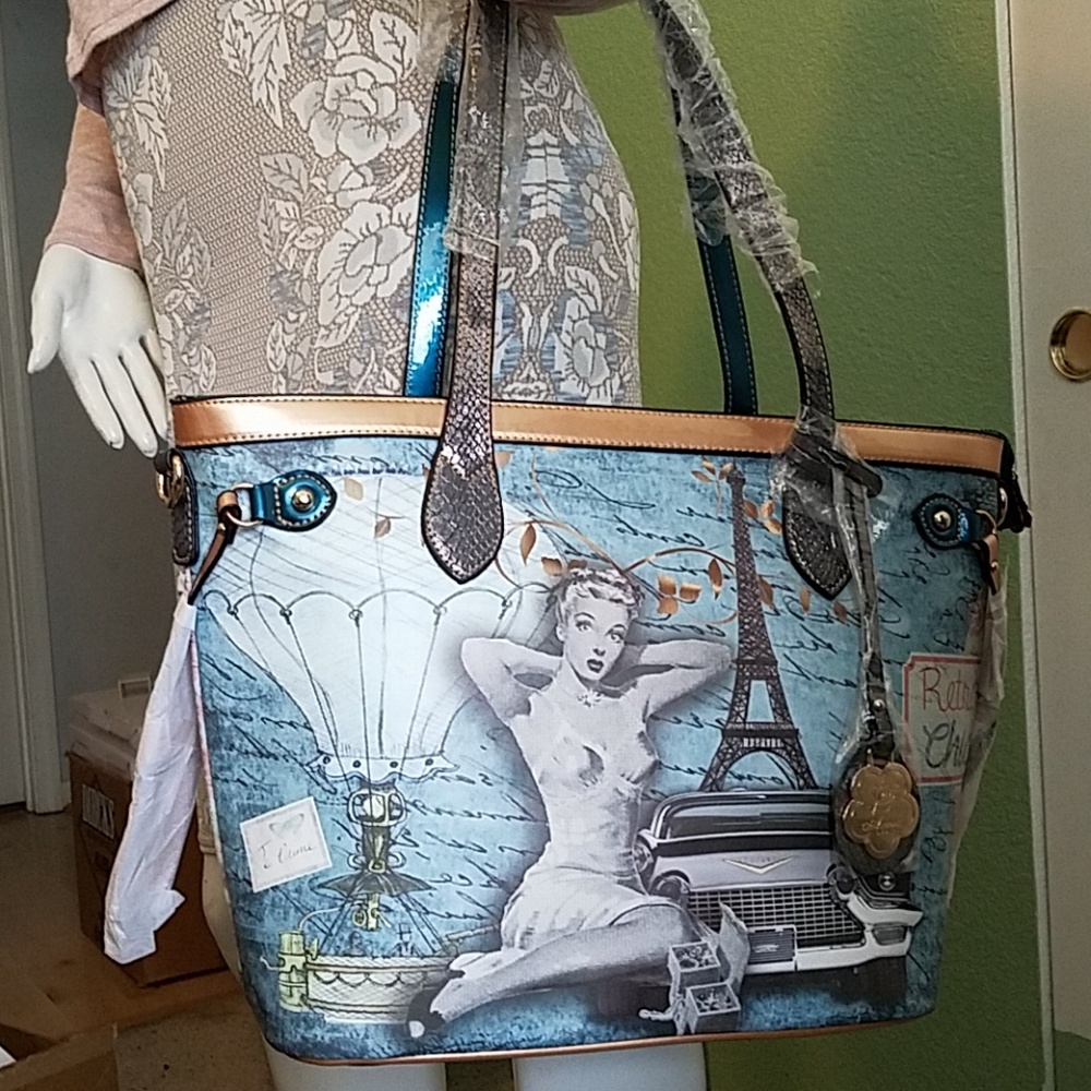 Arosa handbag Vintage paris DESIGN NWT$88 - Picture 8 of 8